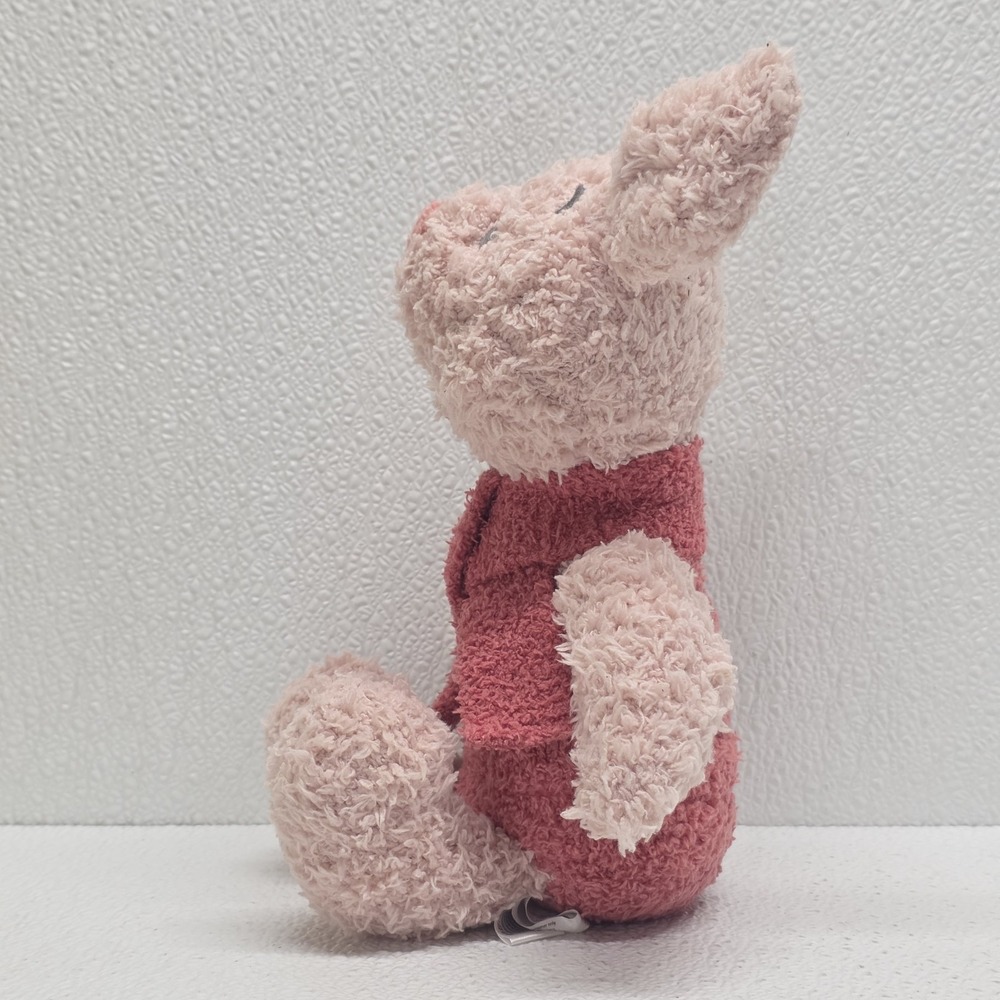 Barefoot Dreams Disney Winnie The Pooh Piglet With Scarf 8.5" Pink Plush - Picture 8 of 15
